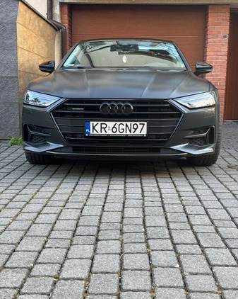 Audi A7 cena 209000 przebieg: 156477, rok produkcji 2018 z Kraków małe 22